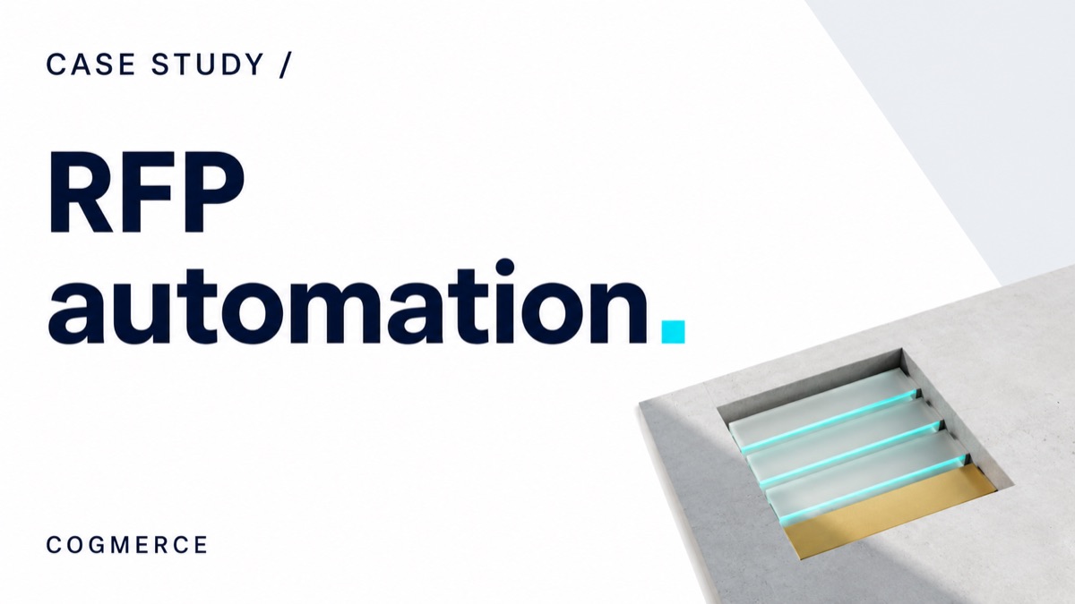 Case study thumbnail: RFP automation