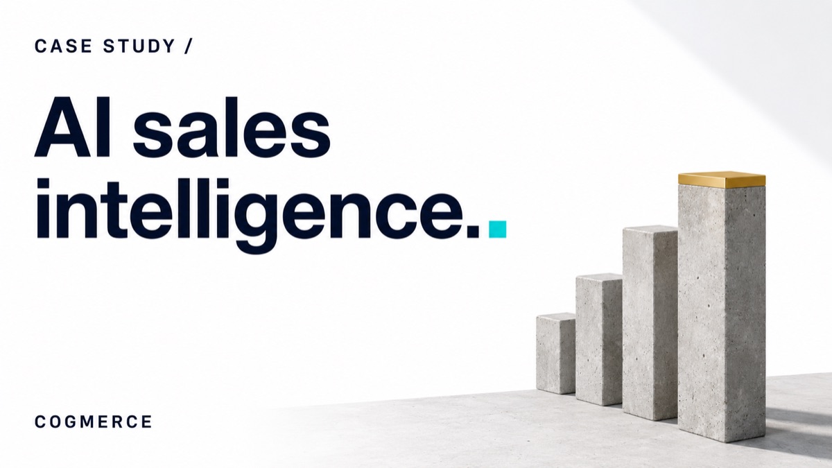 Case study thumbnail: AI sales intelligence