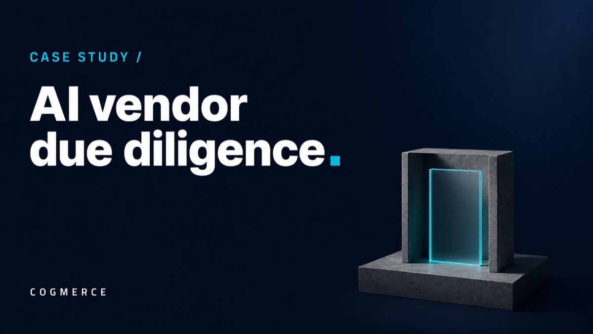 Case study thumbnail: AI vendor due diligence