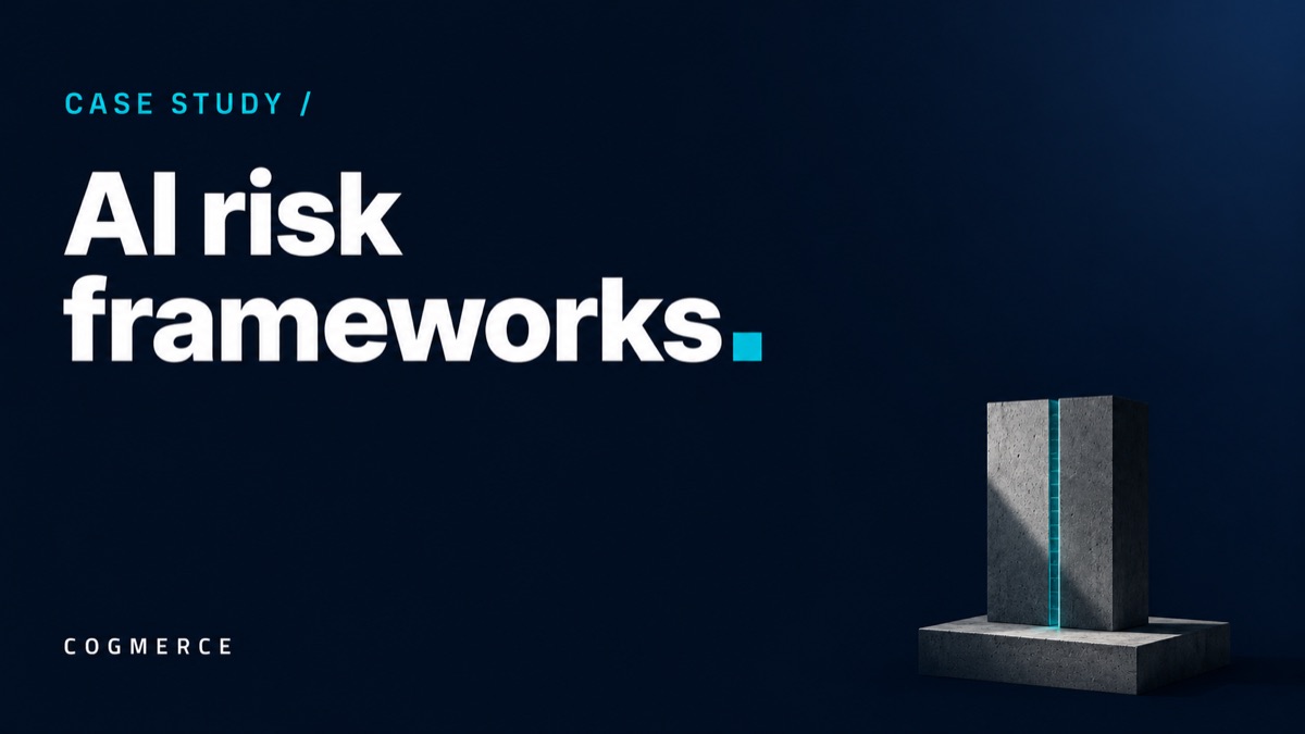 Case study thumbnail: AI risk frameworks
